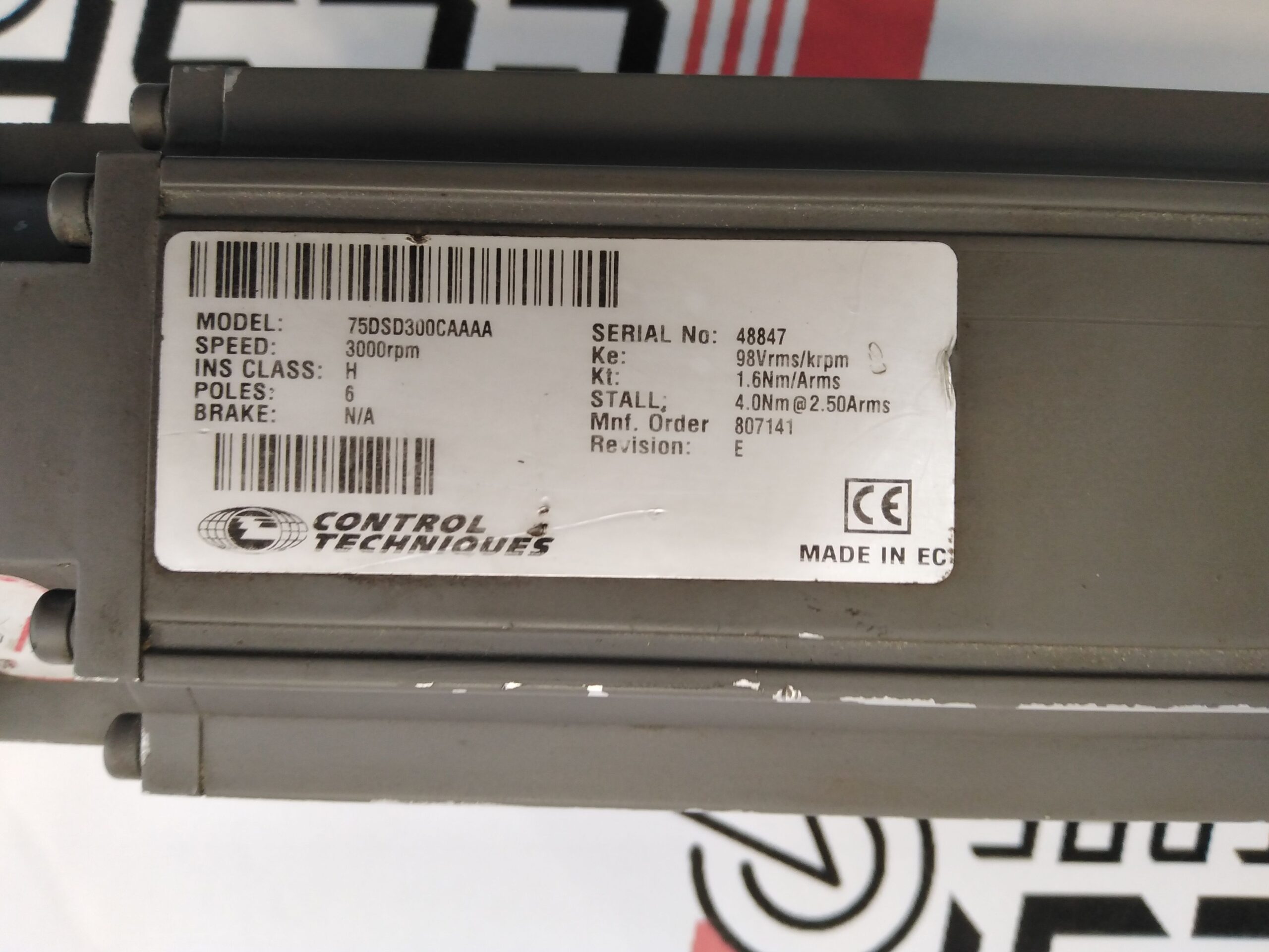 Motore Brushless CT Dutymax 75DSD300CAAAA - immagine 3