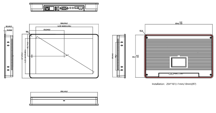 Display HM1 10.1" Touch Screen A10 - immagine 2