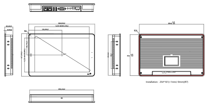 Display HM1 10.1" Touch Screen A10 PRO - immagine 2