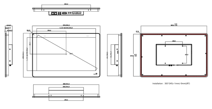 Display HM1 15.6" Touch Screen A15PRO+ - immagine 2