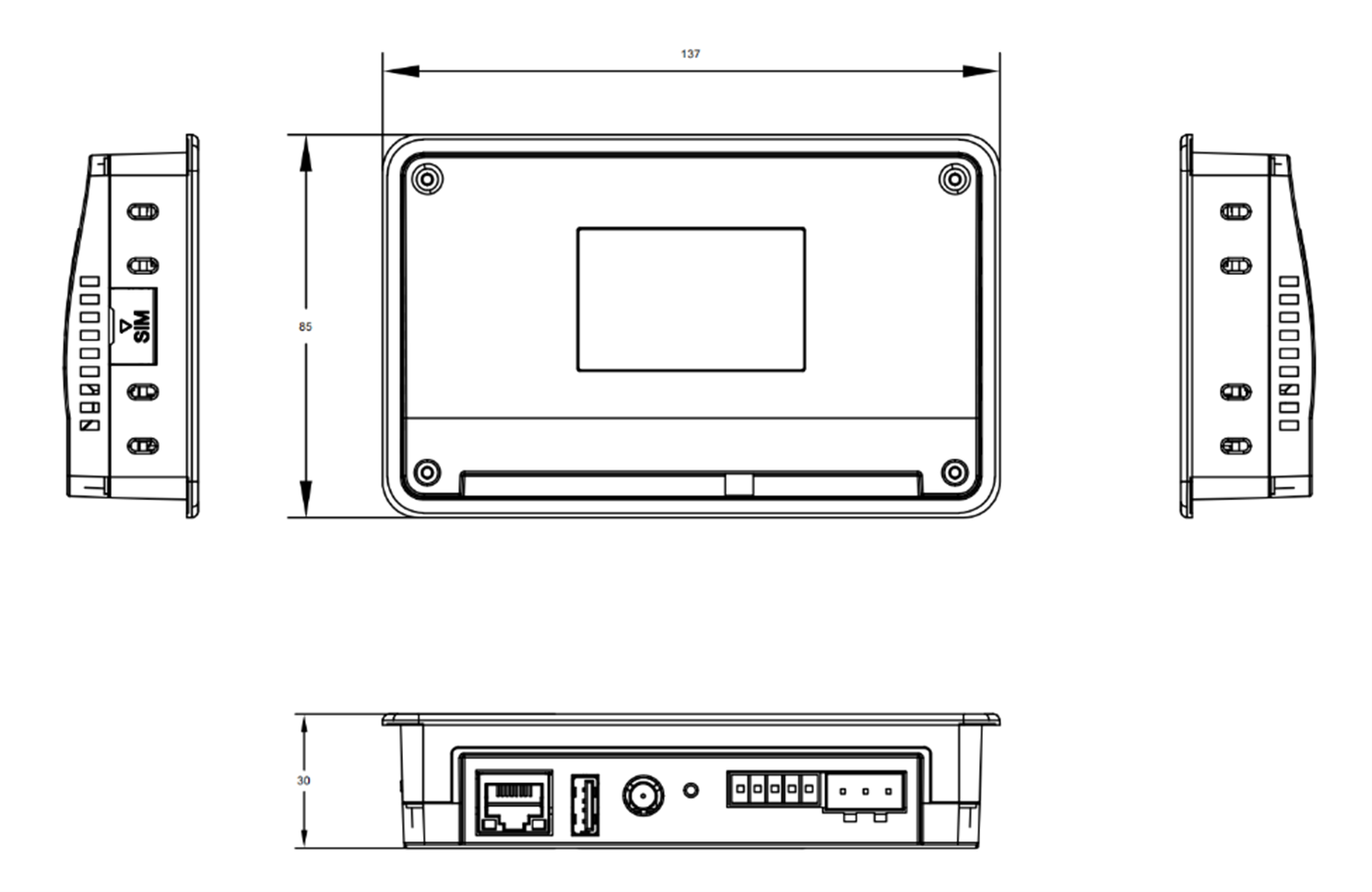 Display HMI 4.3" Touch Screen D4 WIFI - immagine 2